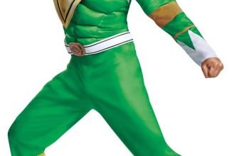 Green Ranger Classic Muscle Costume: A Heroic Transformation!