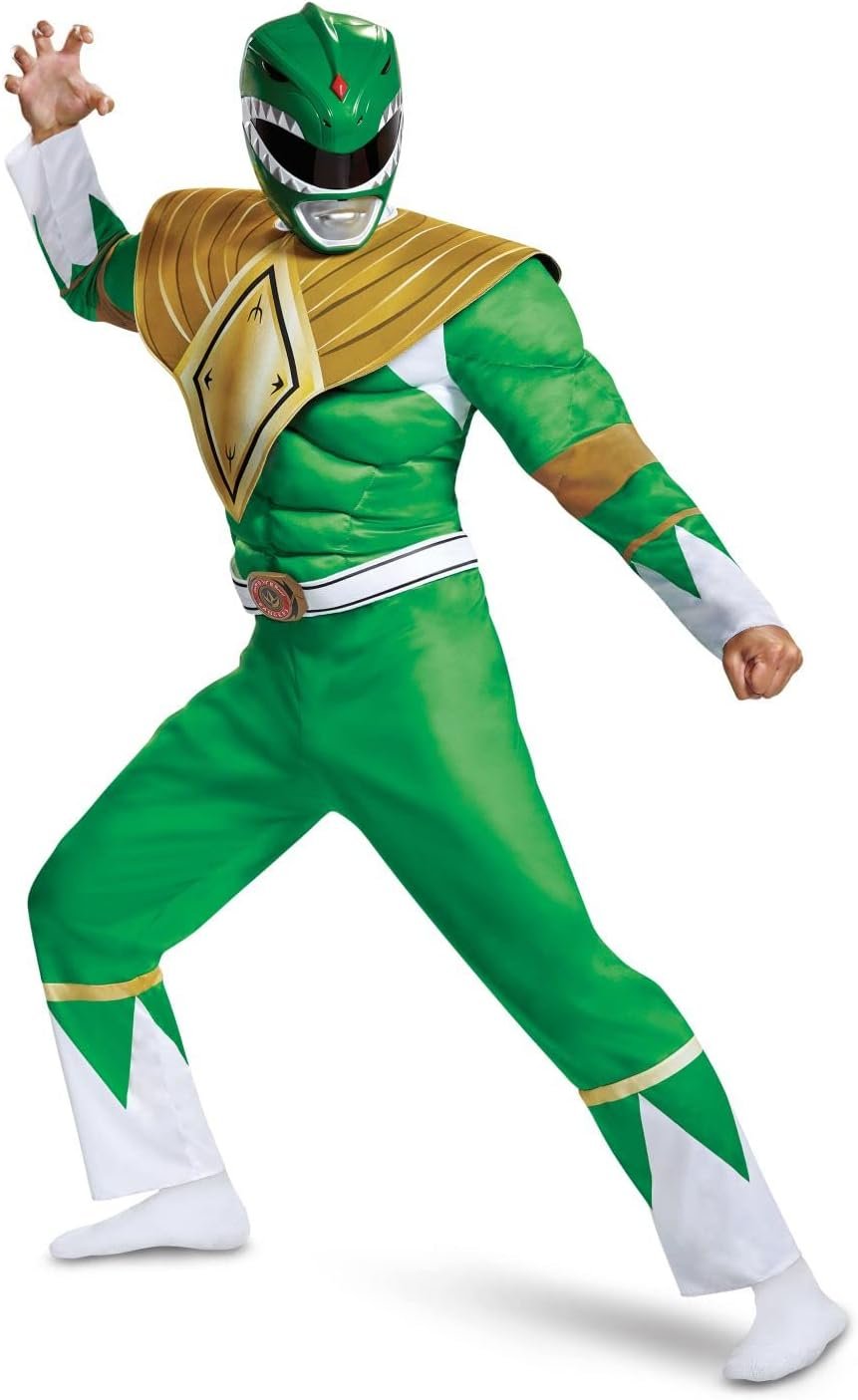 Green Ranger Classic Muscle Costume: A Heroic Transformation!