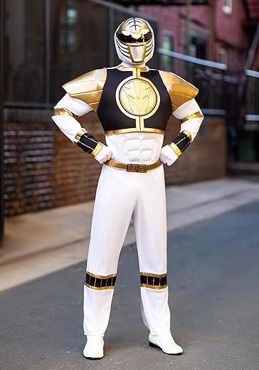 Men's White Ranger Muscle Costume Review: Power Up Your Look!