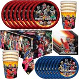 Power Rangers Party Set vs. Kids Cartoon Party Supplies